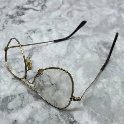 Vintage Gold Filled Aviator Frame Eyeglasses Frames 5” France SE9