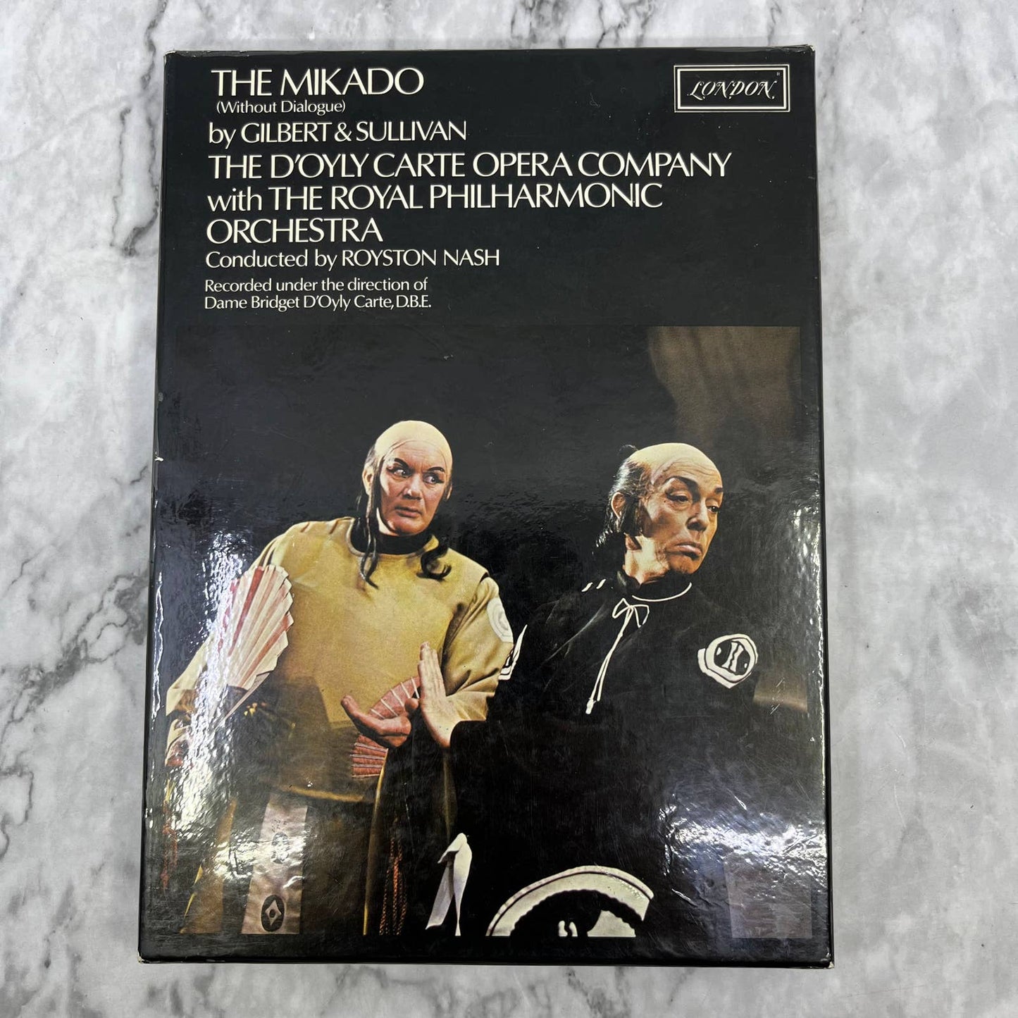 Decca The Mikado Without Dialogue By Gilbert & Sullivan Cassette Set 1973 TH5