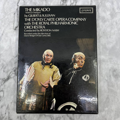 Decca The Mikado Without Dialogue By Gilbert & Sullivan Cassette Set 1973 TH5