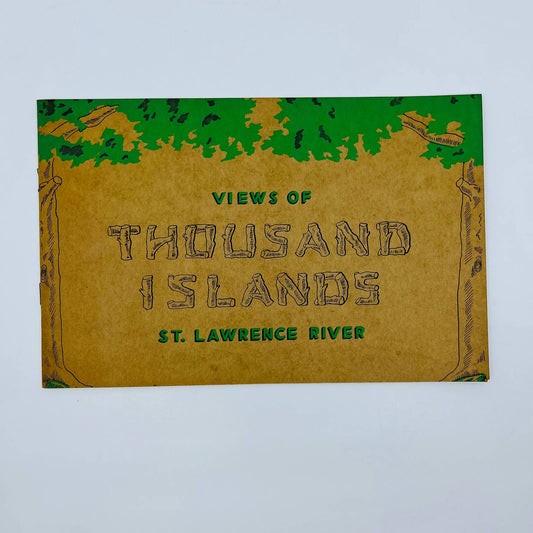 1930s Views of Thousand Islands St. Lawrence River Souvenir Photo Book NY TD8