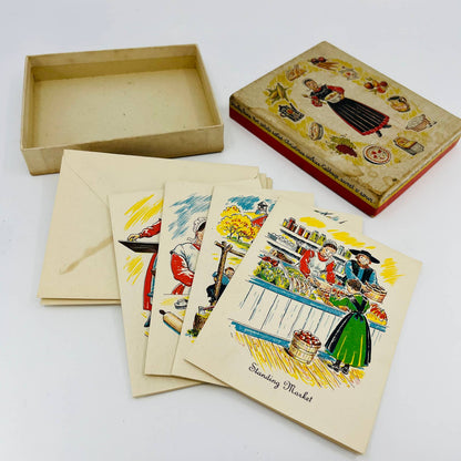 Pennsylvania Dutch Notes with Recipes, Cards w/Envelopes, Conestoga Crafts TD9