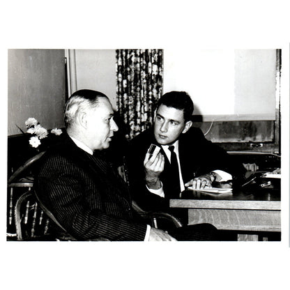 John Keith Waller Australian Ambassador Bob Billsman WXAX 1966 Photo B8