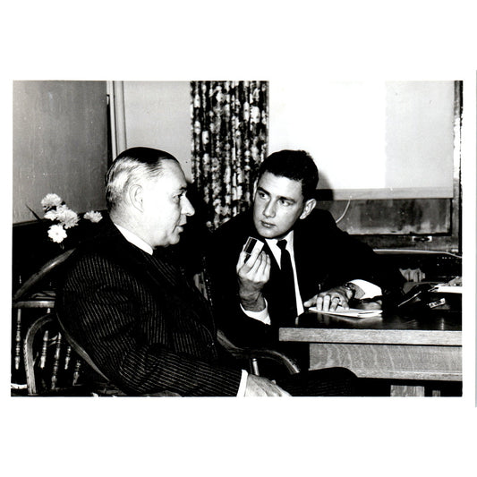John Keith Waller Australian Ambassador Bob Billsman WXAX 1966 Photo B8