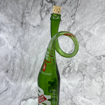 Vtg 1970's Stretched 7up Glass Soda Pop Bottle Carnival Fair Prize 13" TD1