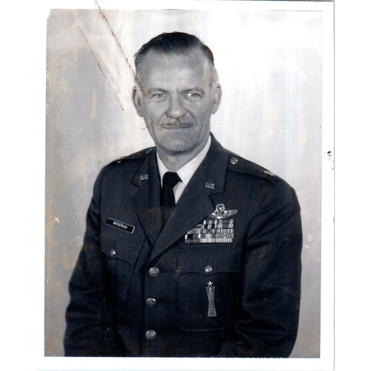 USAF Major Thomas H. McKiernan Original Photo 1960s 3x4 B8