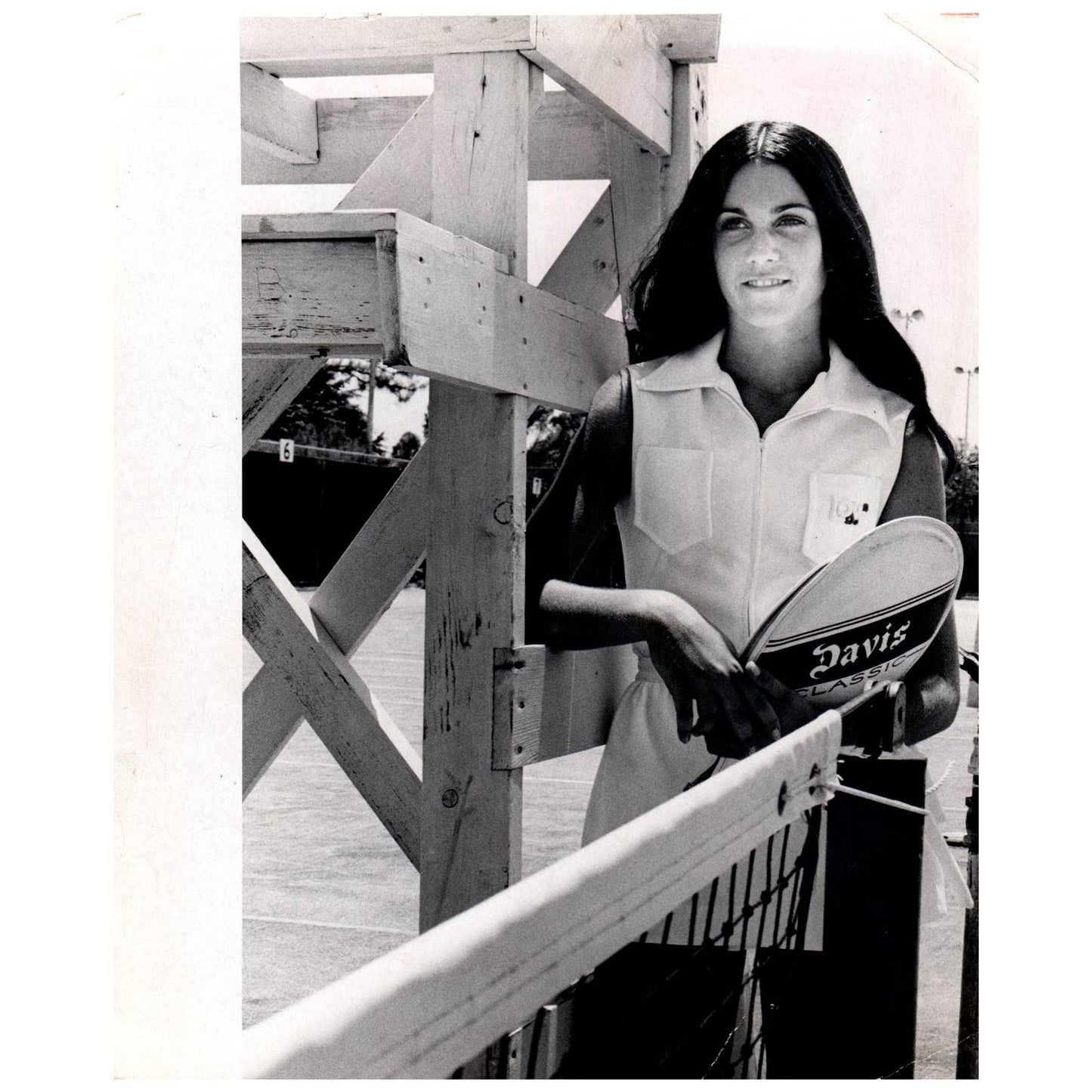 1978 Original Press Photo Women's Tennis Laurie Fleming Rowley ~8x10" AD2