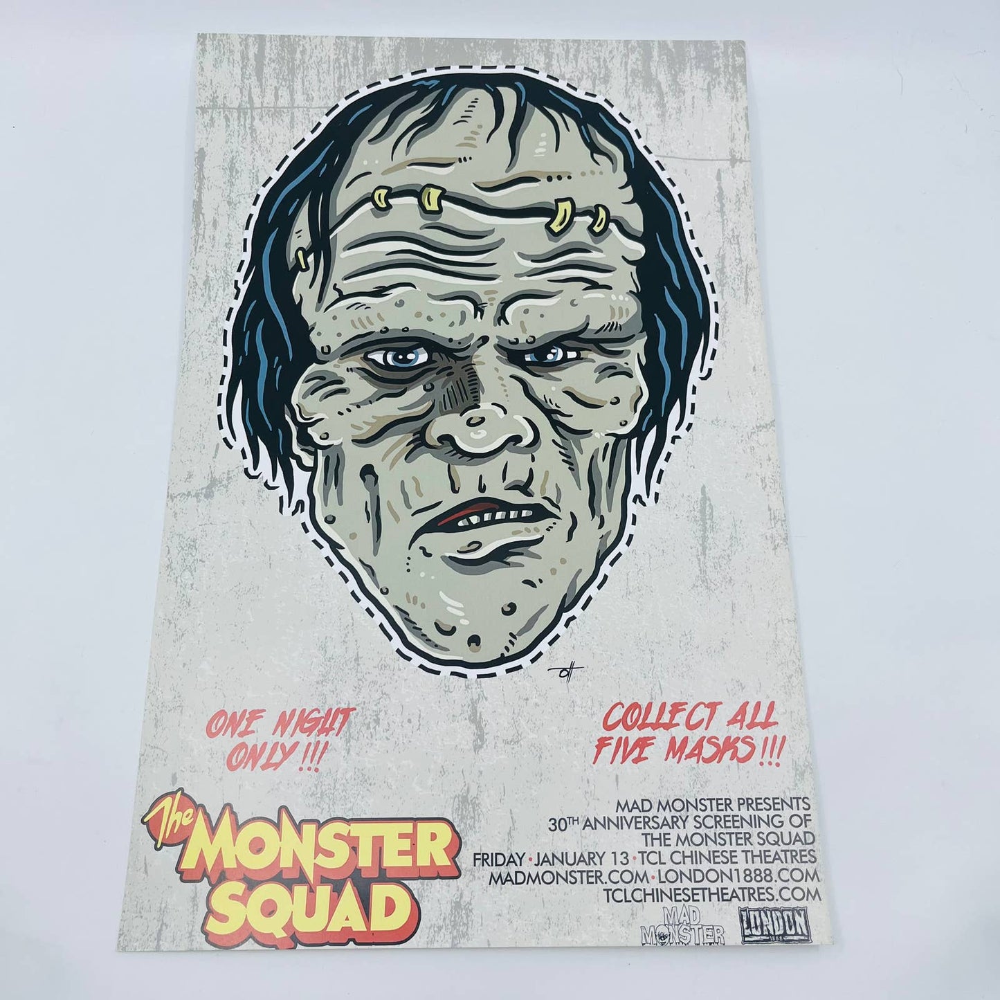 Monster Squad Frankenstein Christopher Ott Limited Ed Movie Poster 11x17 FL2