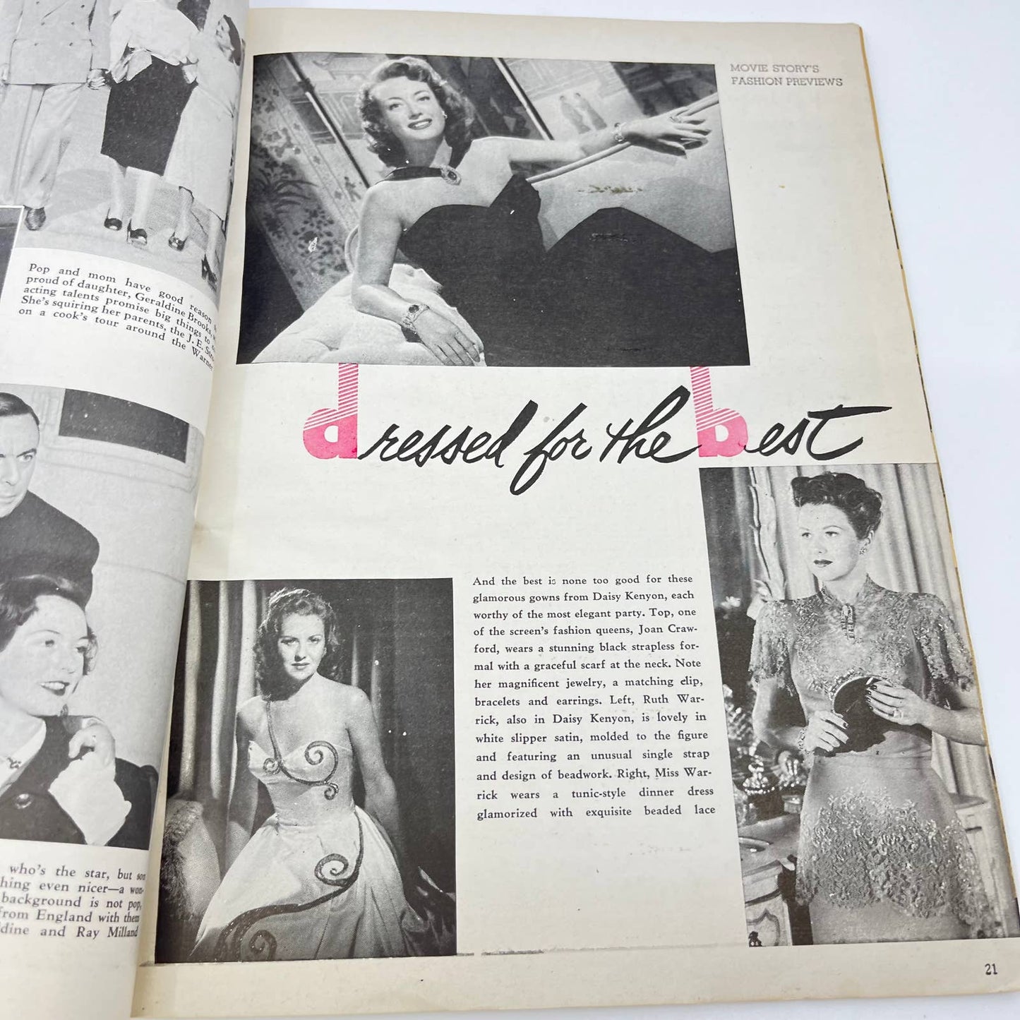 Movie Story Magazine Jan 1948 Susan Hayward Van Heflin Ginger Rogers Rooney TC6