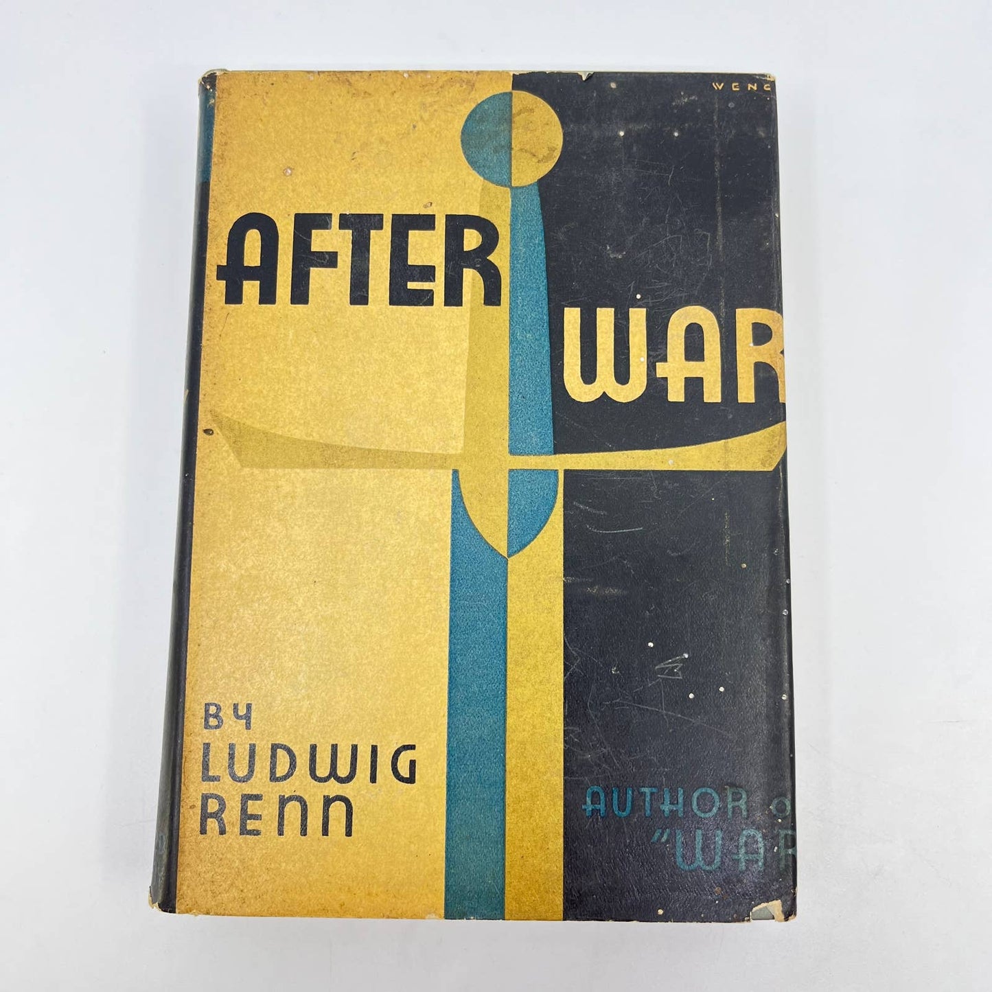 1931 After War Ludwig Renn Hardcover Dust Jacket First Edition TE8