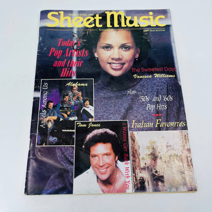 Sheet Music Magazine 1995 Vanessa Williams Tom Jones Alabama BA2