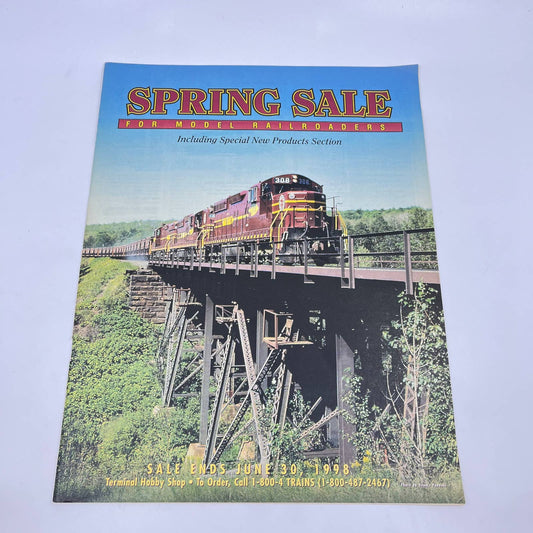 1998 Terminal Hobby Shop Spring Sale for Model Railroaders Catalog TC6