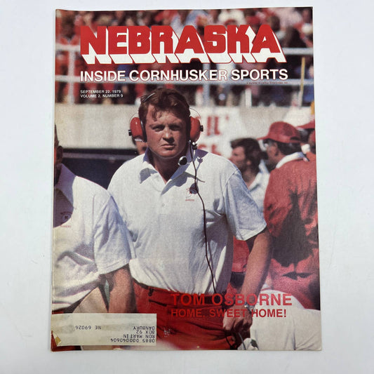 1979 Sep 22 - Nebraska Inside Cornhusker Sports - Tom Osborne TH7