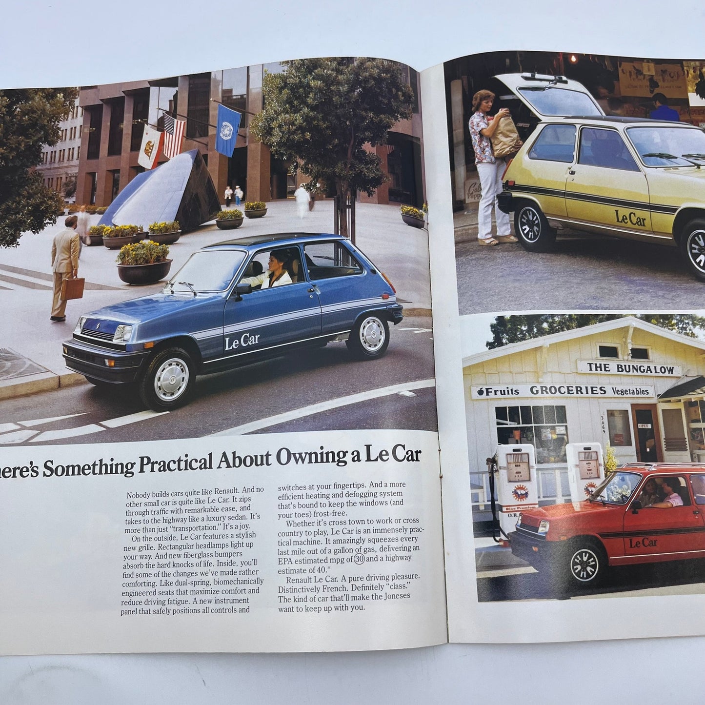 1980 Renault LeCar Original Dealer New Car Showroom Brochure V40-4