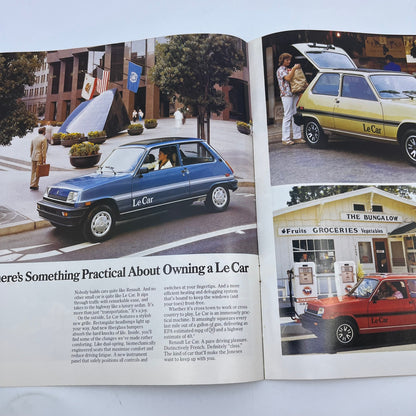 1980 Renault LeCar Original Dealer New Car Showroom Brochure V40-4