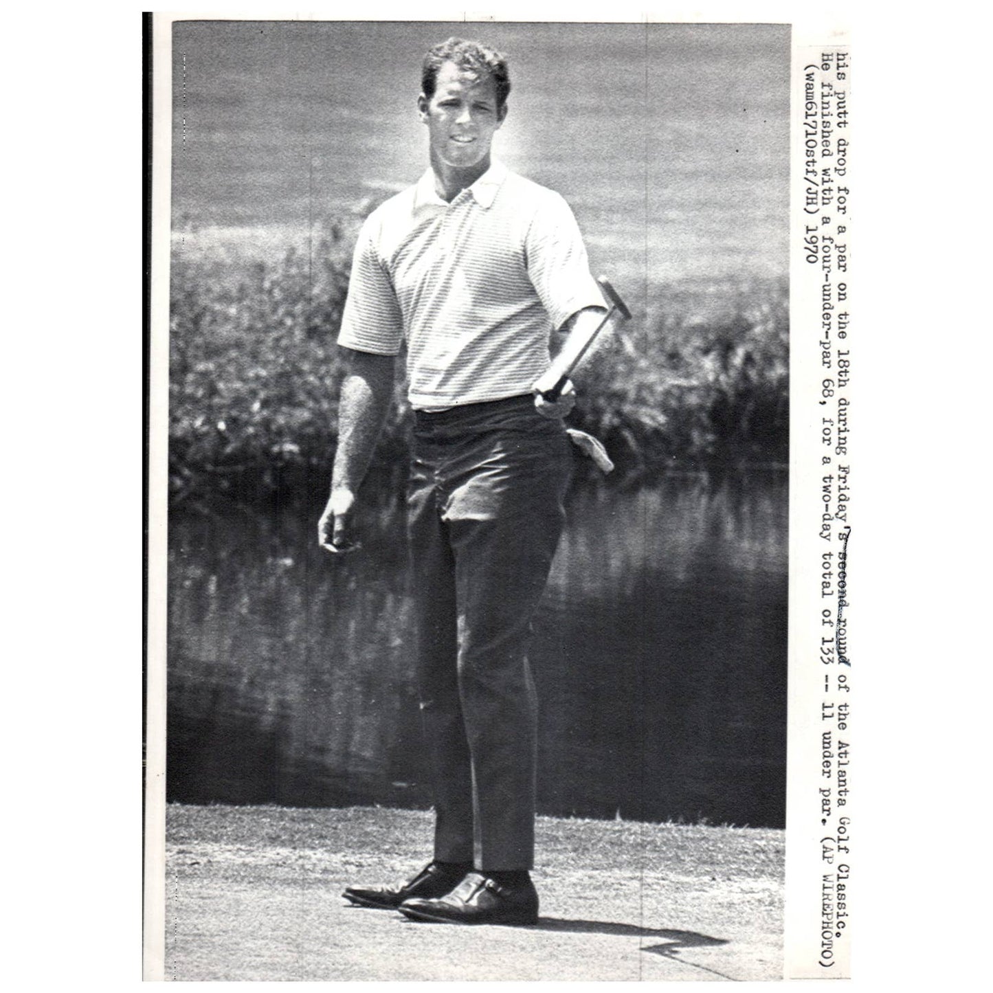 1970 Press Photo Golf Tom Weiskopf Atlanta Golf Classic 7x9" AD2