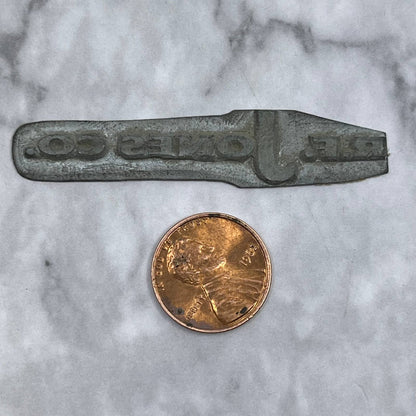 Vintage Printing Letterpress Printers Block Plate R.F. Jones Co. SE823