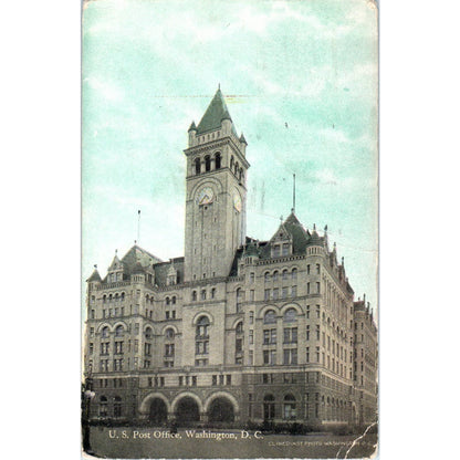 U.S. Post Office 1914 Washington D.C. Original Postcard TK1-P2
