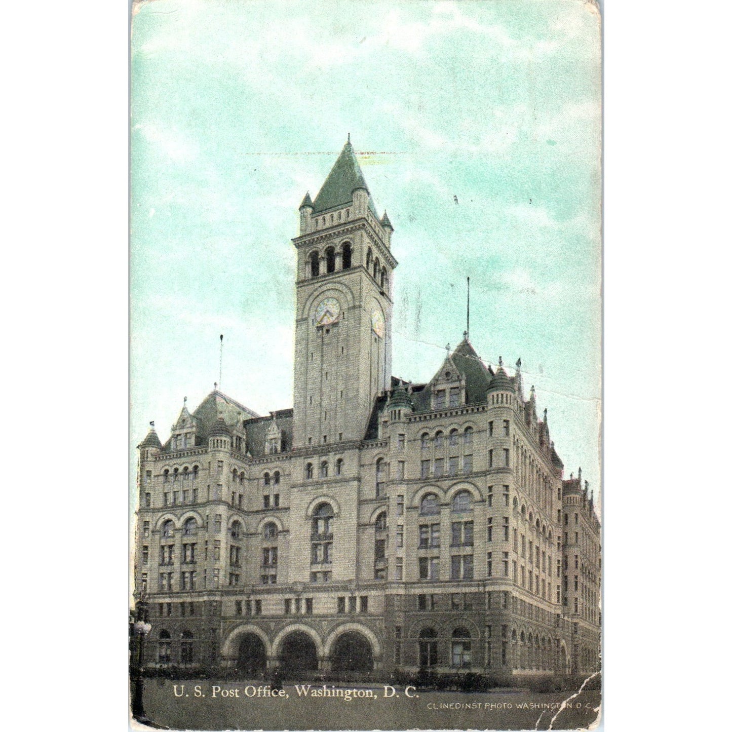 U.S. Post Office 1914 Washington D.C. Original Postcard P1-16