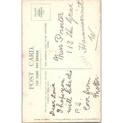 Miss Lily Hanbury 1905 Original Postcard P2-10
