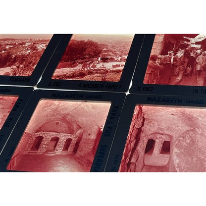 1960s Israel Nazareth Set of 6 2x2 Slides TK2-S2-15