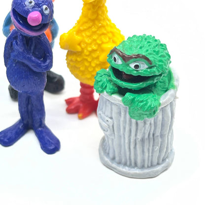 1970s Muppets Figure Sesame Street HongKong 2.5” Muppets Inc Rare Lot Of 6 SD6