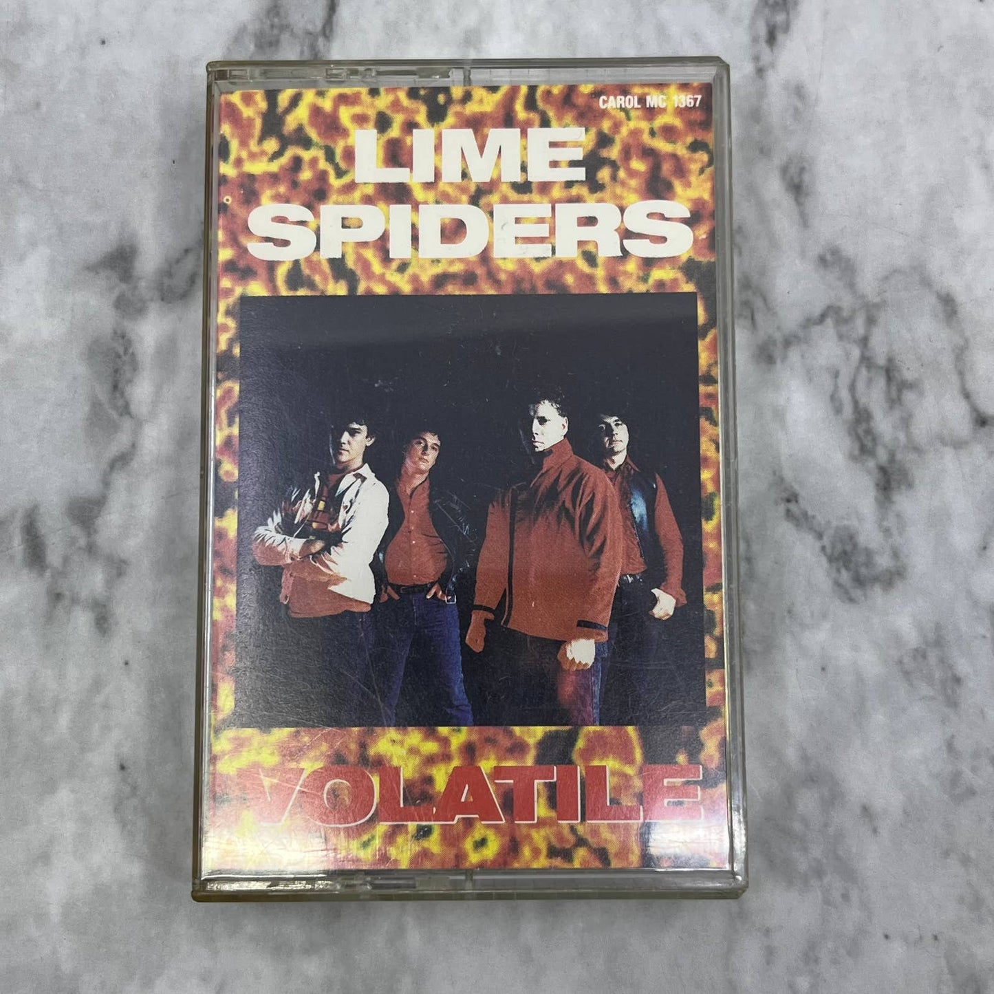 LIME SPIDERS VOLATILE RARE Cassette Tape TC7-54