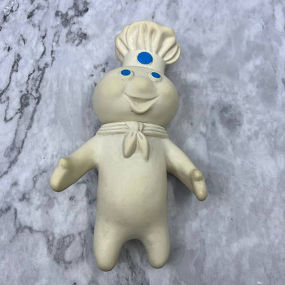 1971 Vintage the Pillsbury Doughboy Poppin Fresh Swivel Head 7” Vinyl Doll TD8
