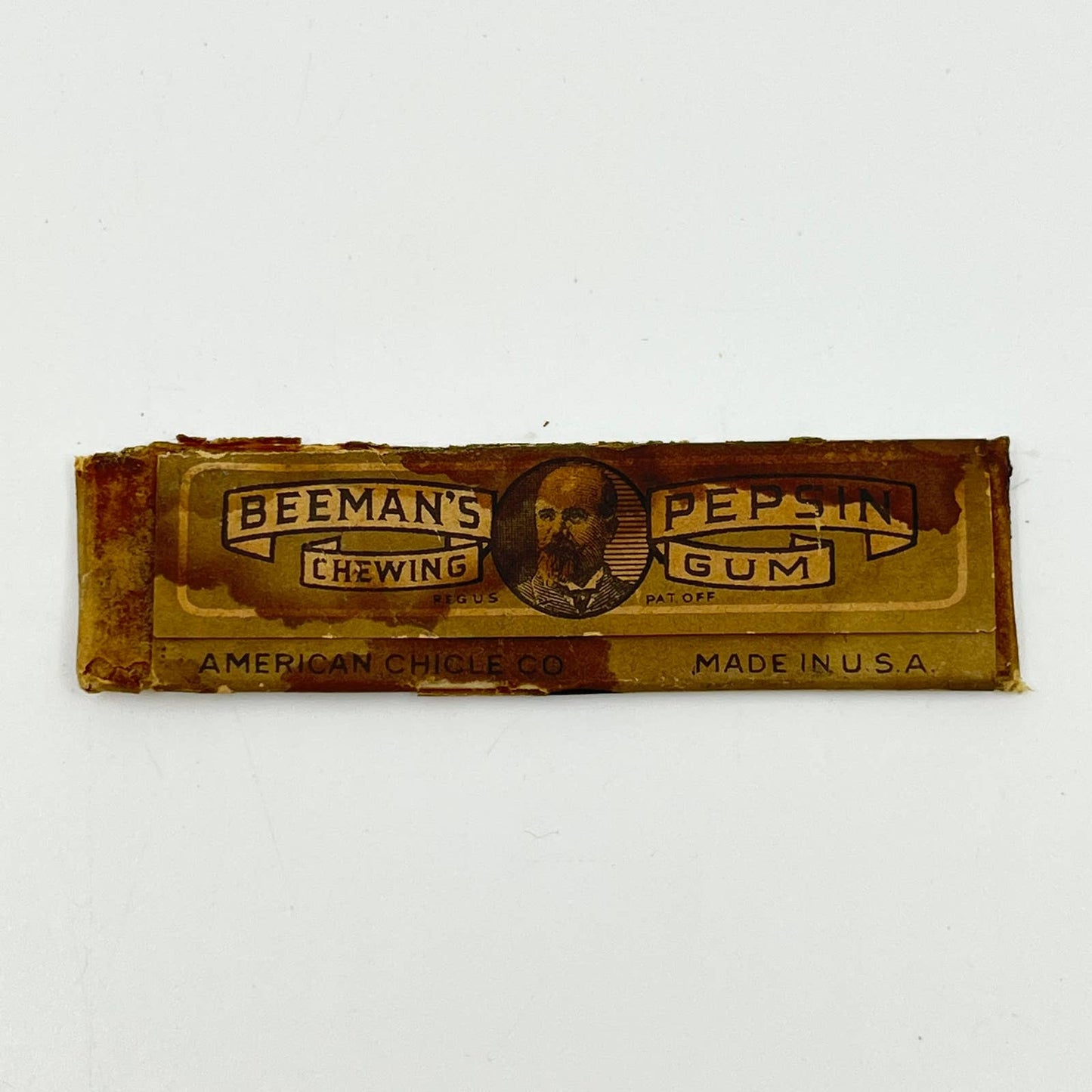 Antique Original Stick of Beeman’s Pepsin Chewing Gum in Wrapper SC6