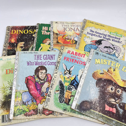 Huge Lot of 48 Vintage Golden Books Mostly 1950s-1980s