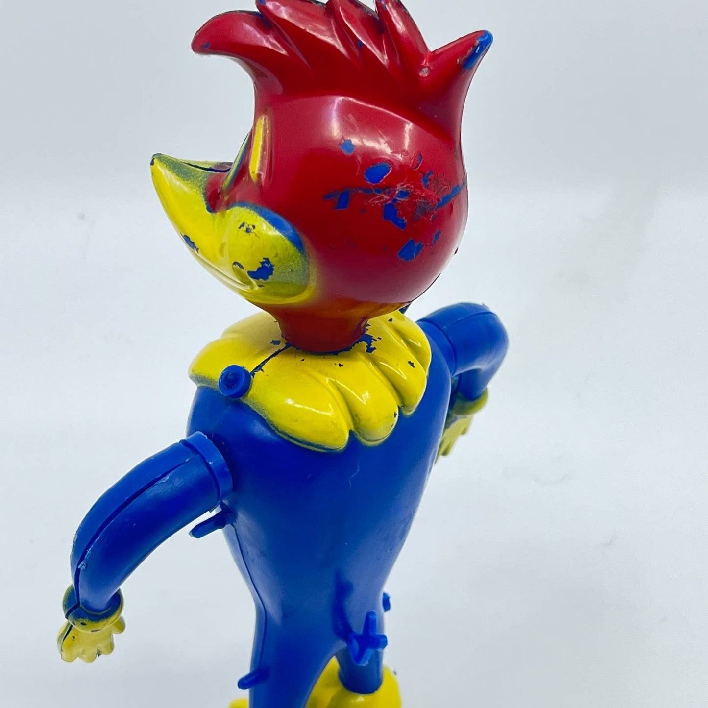 1950s Woody Woodpecker figure w ROTATING ARMS Walter Lantz 7 1/2” TE5