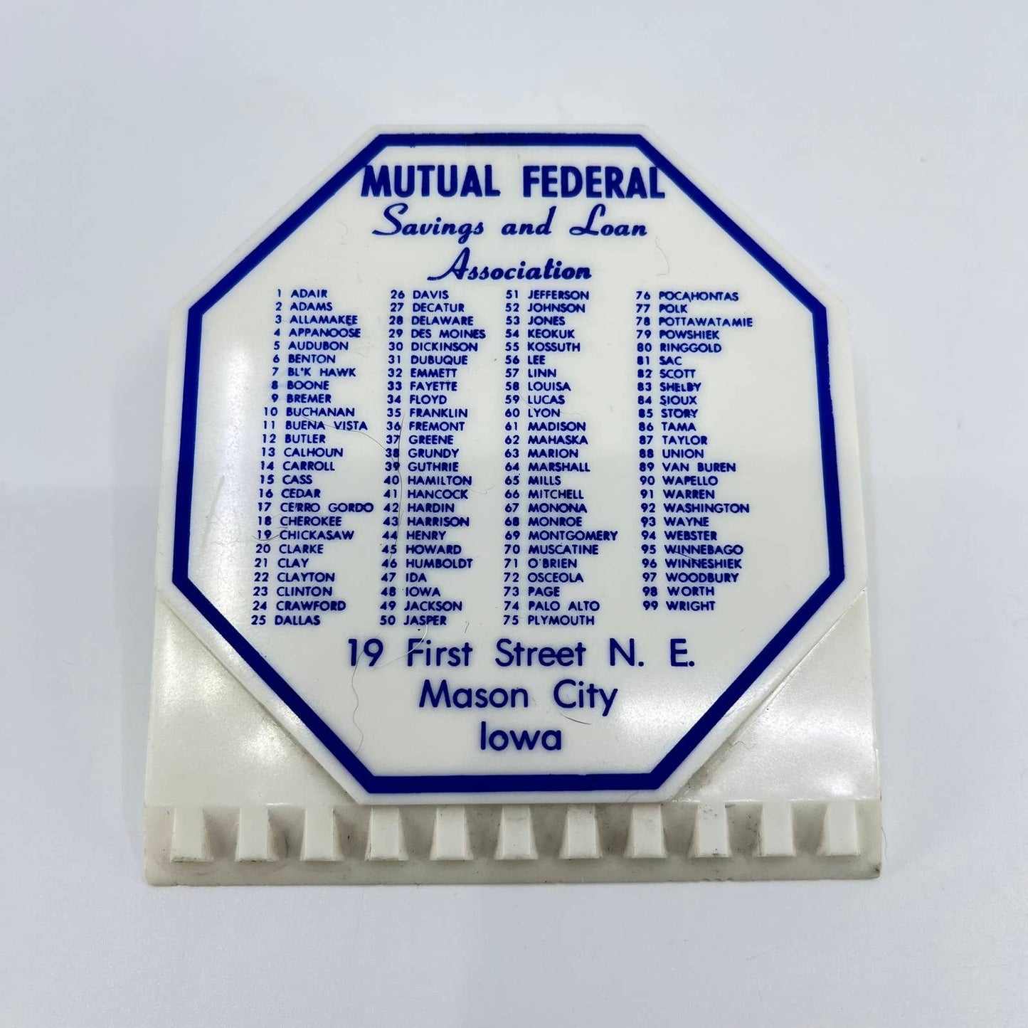 VTG Mutual Federal Savings & Loan Promo Scraper Clip 1st St Mason City IA TE3