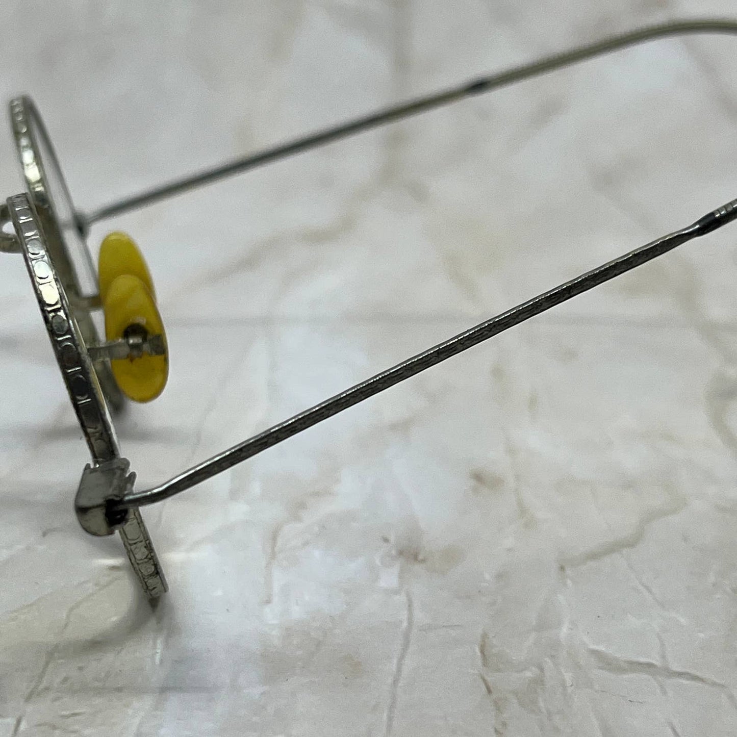 c1910 Round Eyeglasses Etched Chester W. Gaskell Optician St. Paul MN TC5-S1