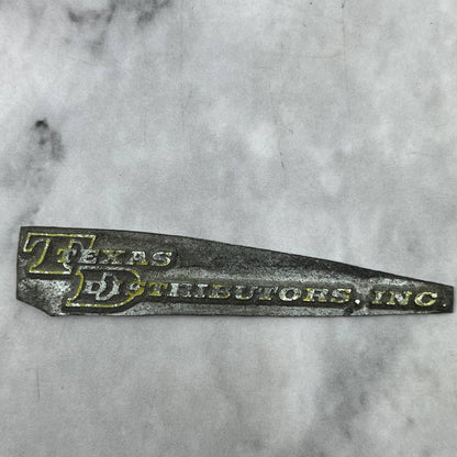 Vintage Printing Letterpress Printers Block Plate Texas Distributors Inc. TJ59