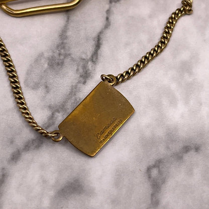 Vintage 12k Gold Fill Masonic Shriner Campus Tie Clip Bar Clasp SA2