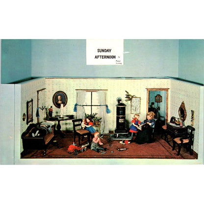 Game Lodge Doll House Mabel D. Gurney Collection Custer SD Original Postcard PB7