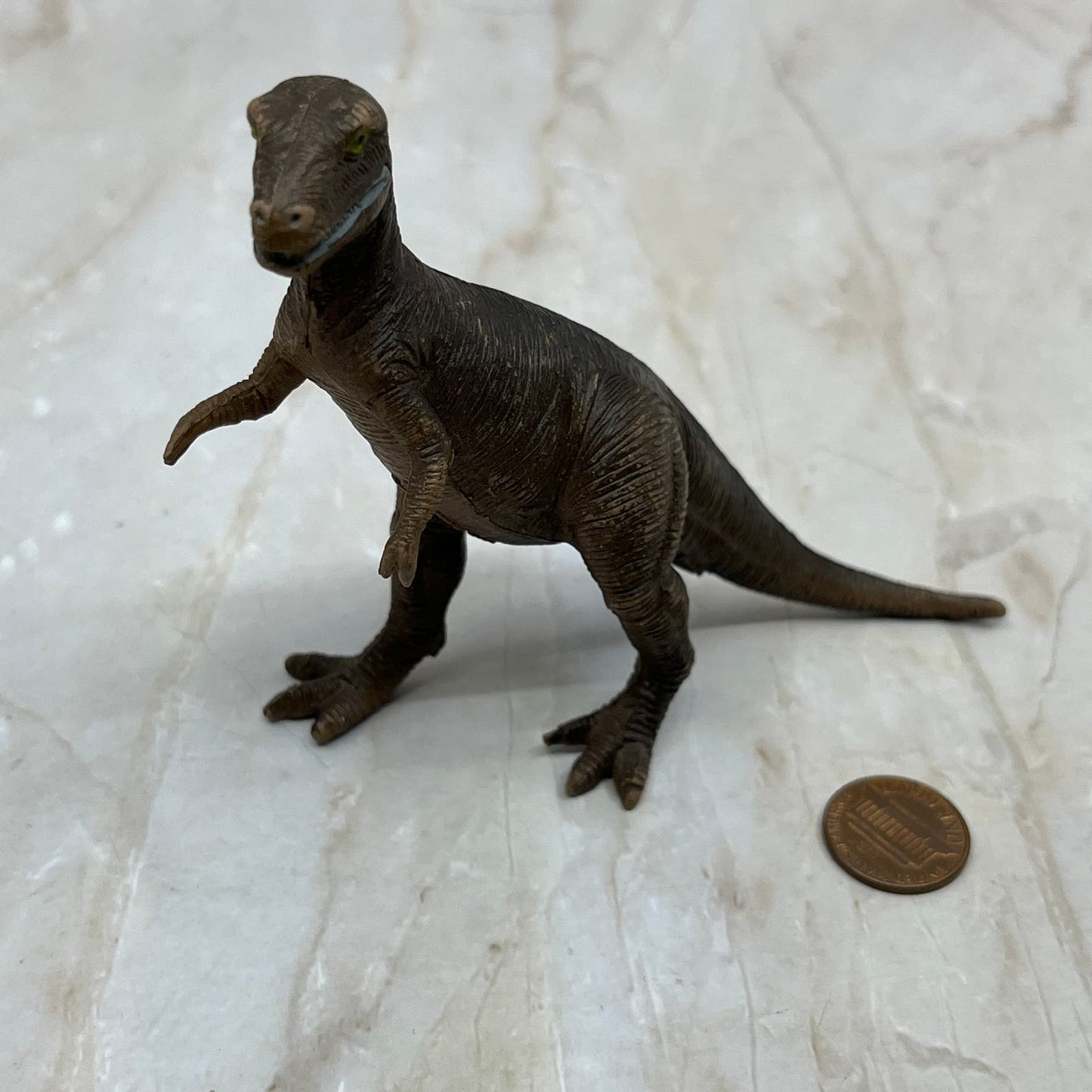 Vintage 1998 Funrise Plastic Dinosaur Raptor Toy 4" TE5-S2