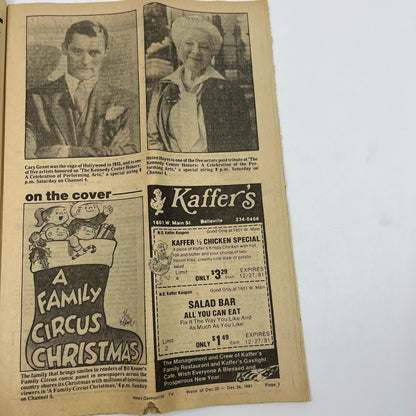 1981 Dec 20 Bellville IL News-Democrat TV Listings A Family Circus Christmas A18