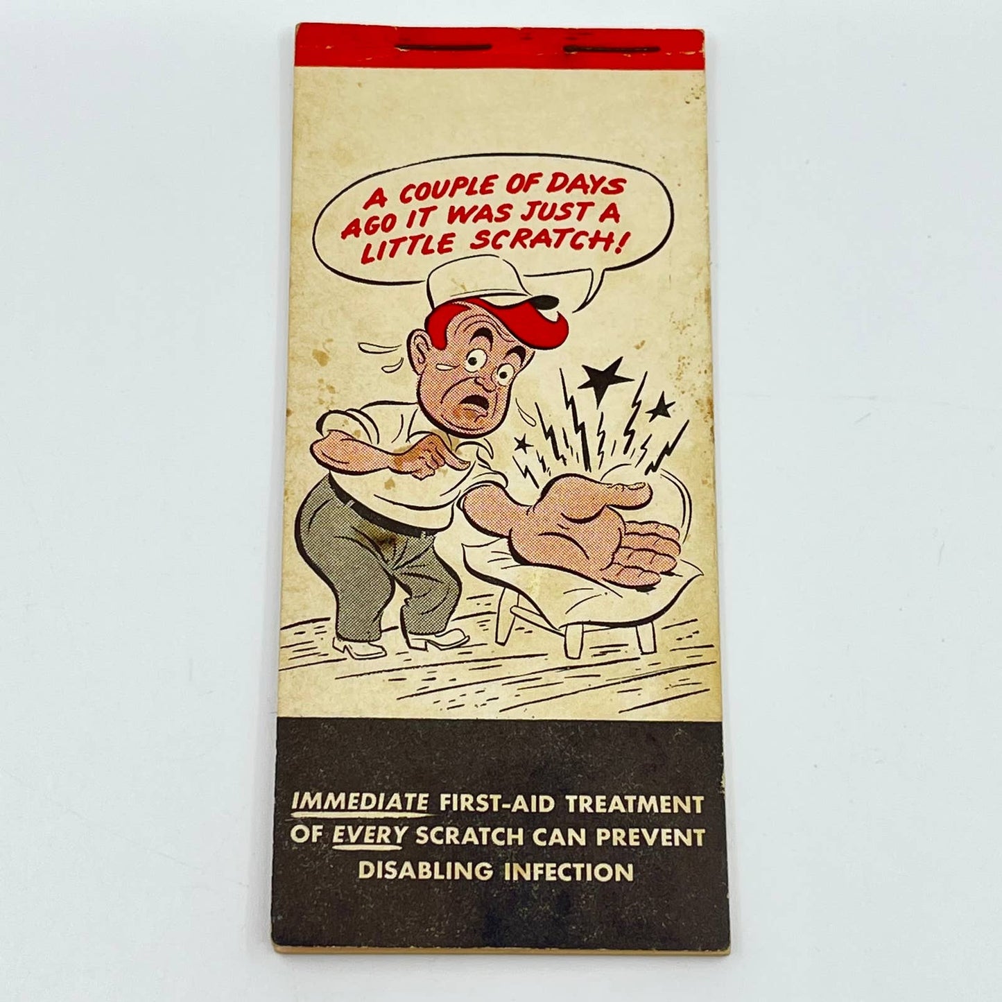 1949 Advertising Notebook Bell Systems First Aid Prevents Infection SC6