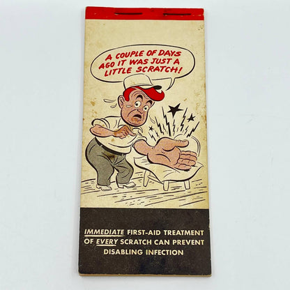 1949 Advertising Notebook Bell Systems First Aid Prevents Infection SC6