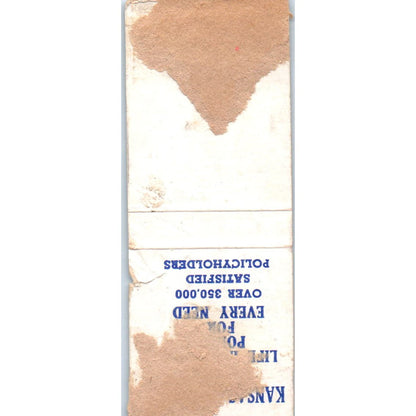 Kansas City Life Ins. Co. Kansas City MO Advertising Matchbook Cover SA9-M2