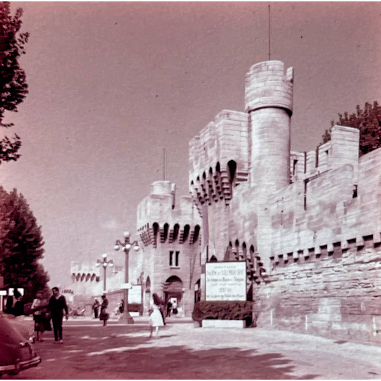 1960s Avignon France Travel Slide Set of 2 2x2 Slides TK2-S4-13