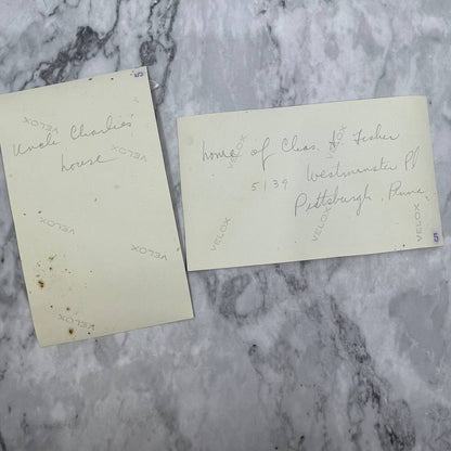 1939 Photos of Chas. A. Fischer House Westminster Place Pittsburgh PA TJ9-PG2