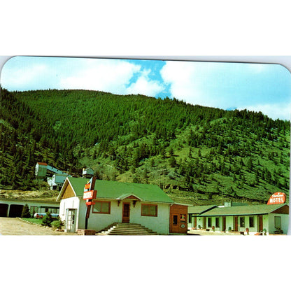 Peoriana Motel Idaho Springs Colorado Original Postcard TK1-28