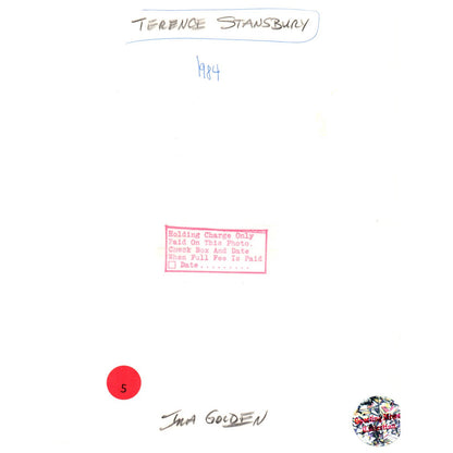 1984 Press Photo Basketball NBA Terrance Stansbury Indiana Pacers 8x10" AD3