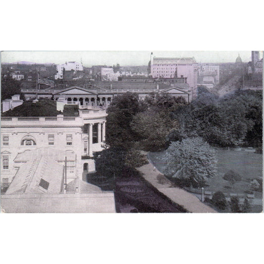 White House, Washington DC c1910 Original Postcard TK1-24