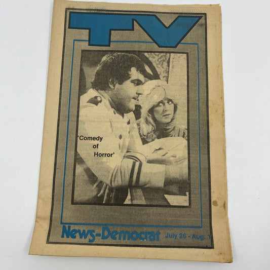 1981 Jul 26 Bellville IL News-Democrat TV Listings Magazine Comedy of Horror L4-1