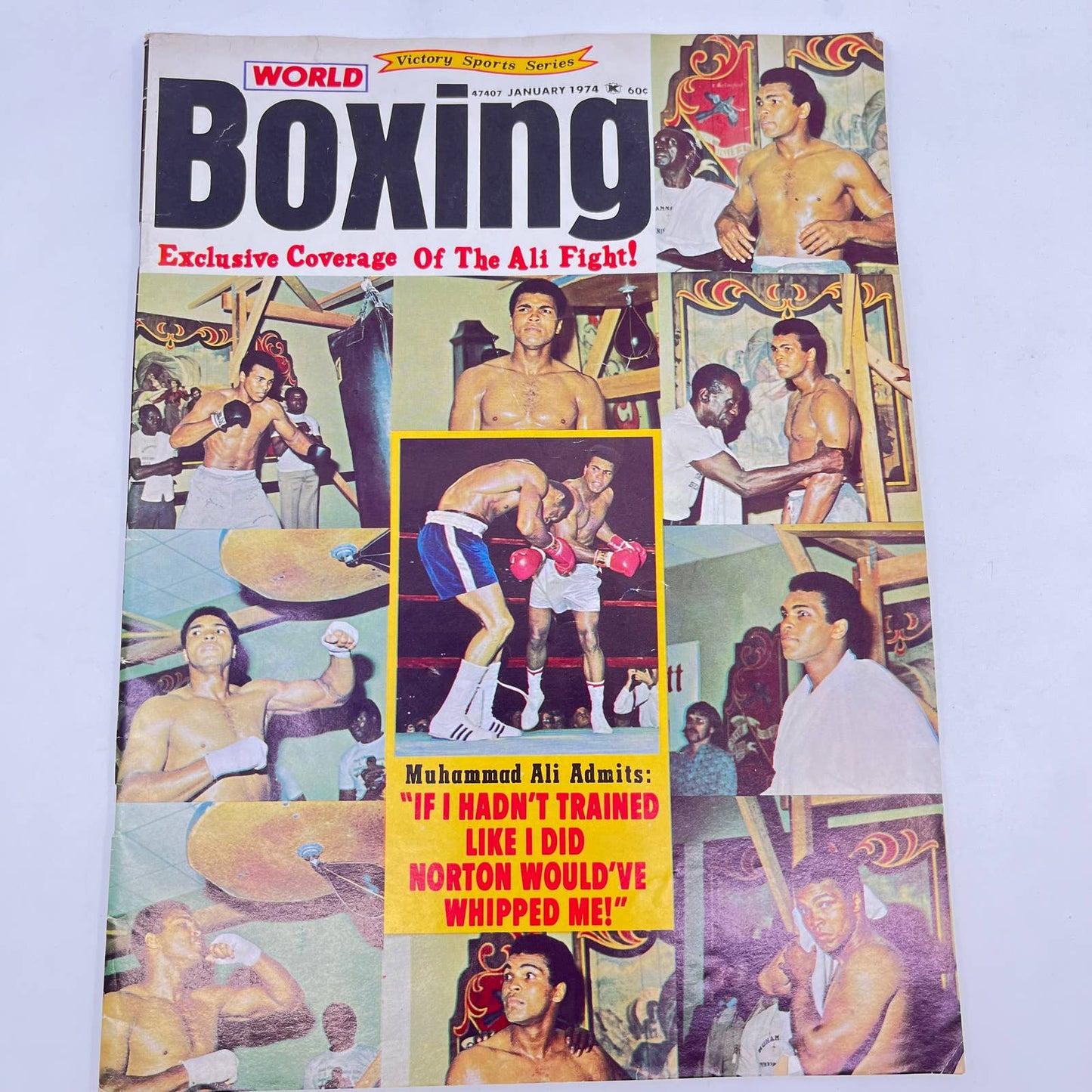 World Boxing Magazine January 1974 Muhammad Ali, Ken Norton TF6