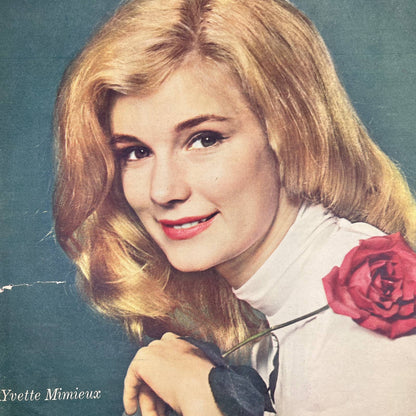 1961 YVETTE MIMIEUX Sunday New York News Coloroto Magazine Cover Only FL4