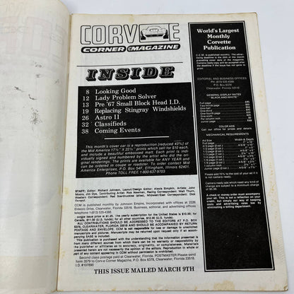 1978 March - Corvette Corner Magazine Replacing Stingray Windshields TG1