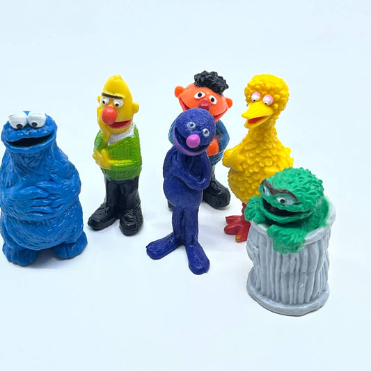 1970s Muppets Figure Sesame Street HongKong 2.5” Muppets Inc Rare Lot Of 6 SD6